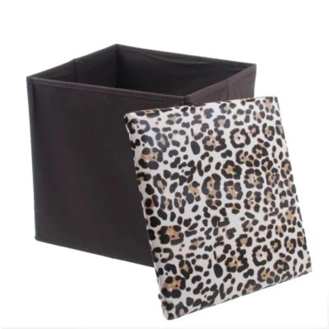 Square storage stool fabric storage box / chair box Shopee Philippines