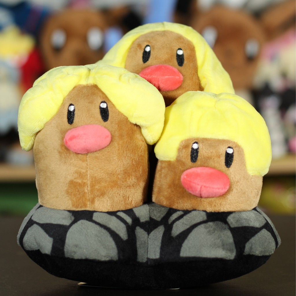 Pokemon Alolan climactic Dugtrio Plush Pokemon