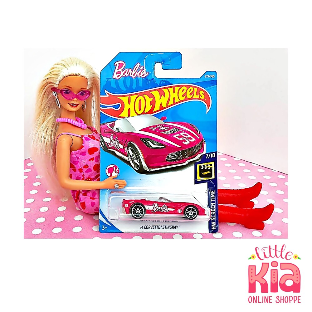 hot wheels 14 corvette stingray barbie