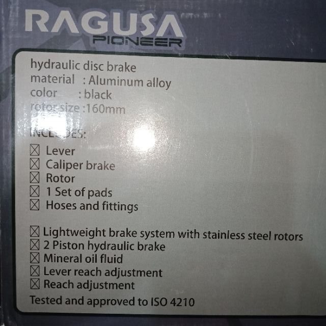 ragusa hydraulic brake