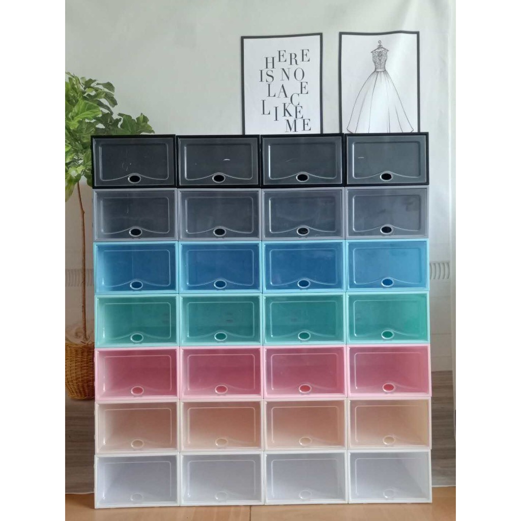 Shoe Storage Drawer Type Shop4house Shoebox Cod 1 Pcs Shopee Philippines