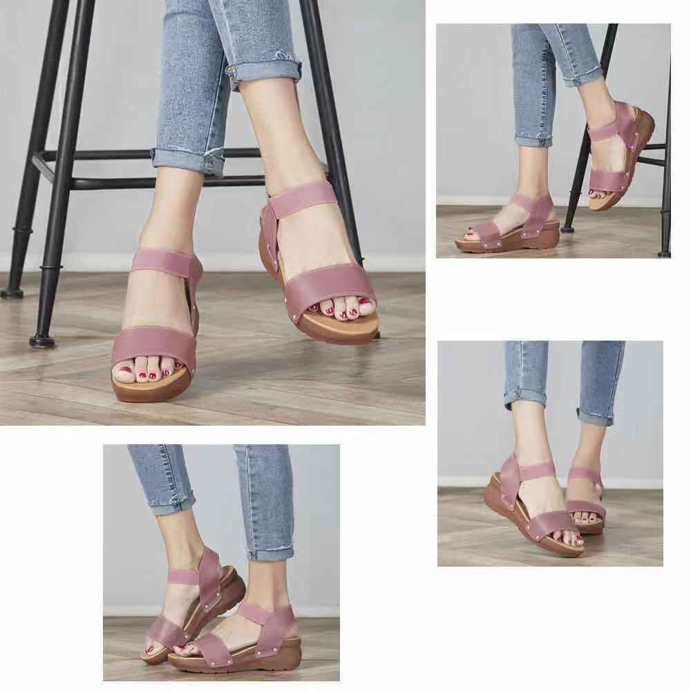 Bestseller korean  flats sandals  wedge for women Shopee  