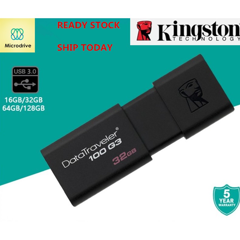 COD!!! Kingston USB Flash Drive USB 3.0 Pendrive DT100G3 USB Stick High