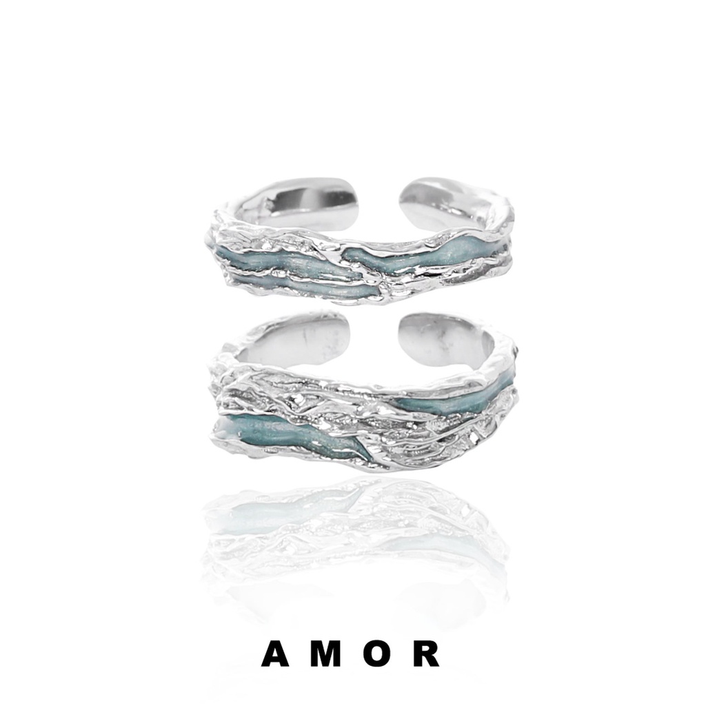 Ring set cool style high-class open index finger niche design ring ...