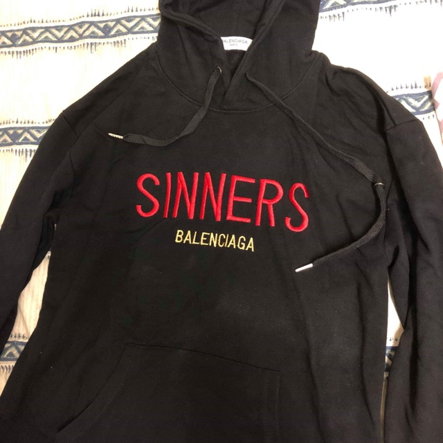 used balenciaga hoodie