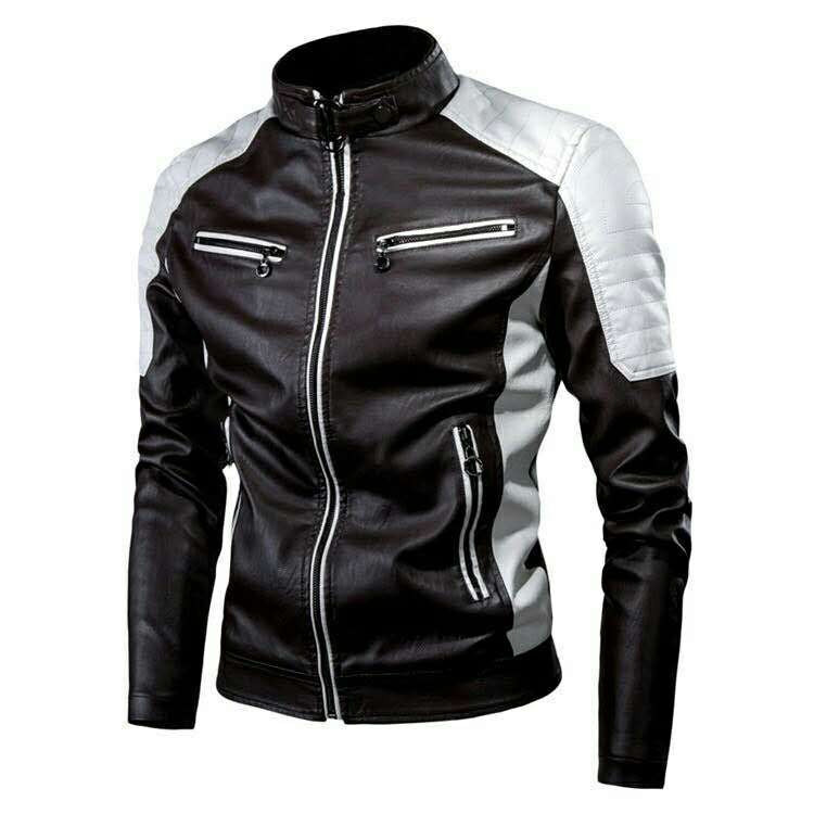 New Classic korean Men's Leather Jacket (7) Shopee Philippines