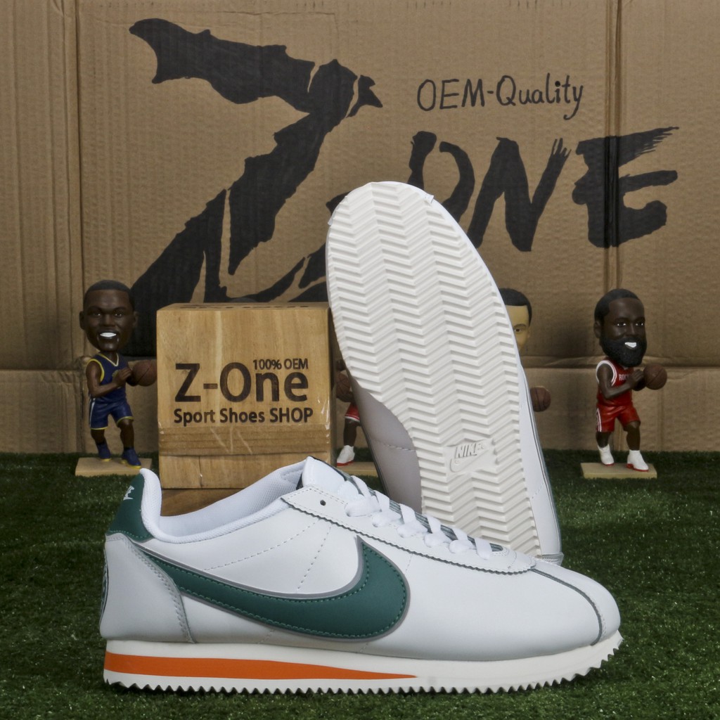 nike classic cortez mens white