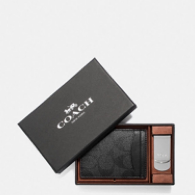 coach wallet clip