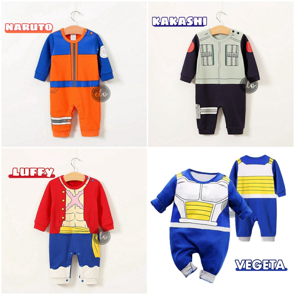 Naruto Costume Luffy Costume Kakashi Costume Vegeta Costume Halloween Costume Anime Costume For Baby Shopee Philippines