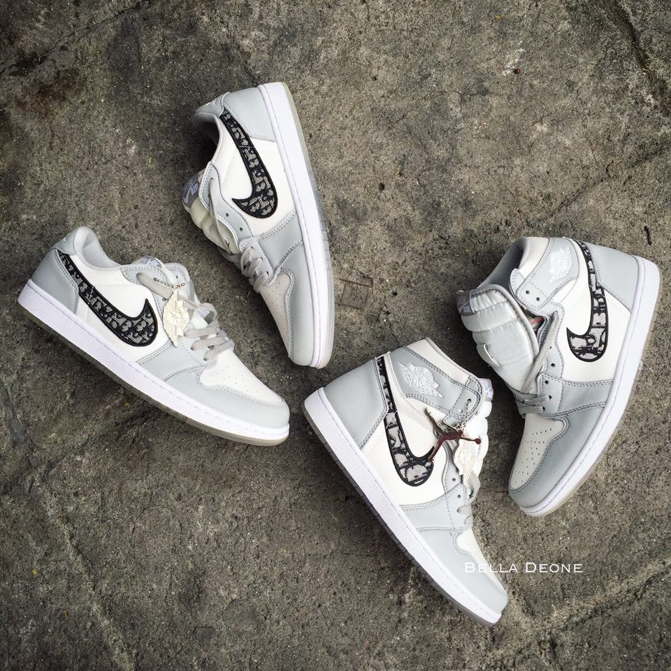 jordan 1 dior low cut