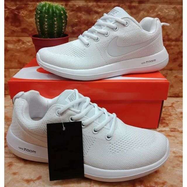 Nike rubber shoes for men and women sports shoes WHITE | Shopee Philippines