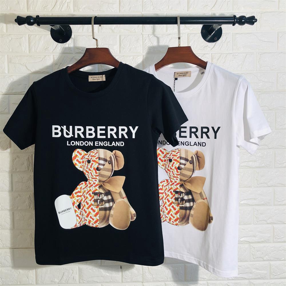Burberry Bear Whole Body TB Heat Transfer T-Shirt Pure Cotton Loose  Half-Sleeved Short T Trendy Couple Style | Shopee Philippines