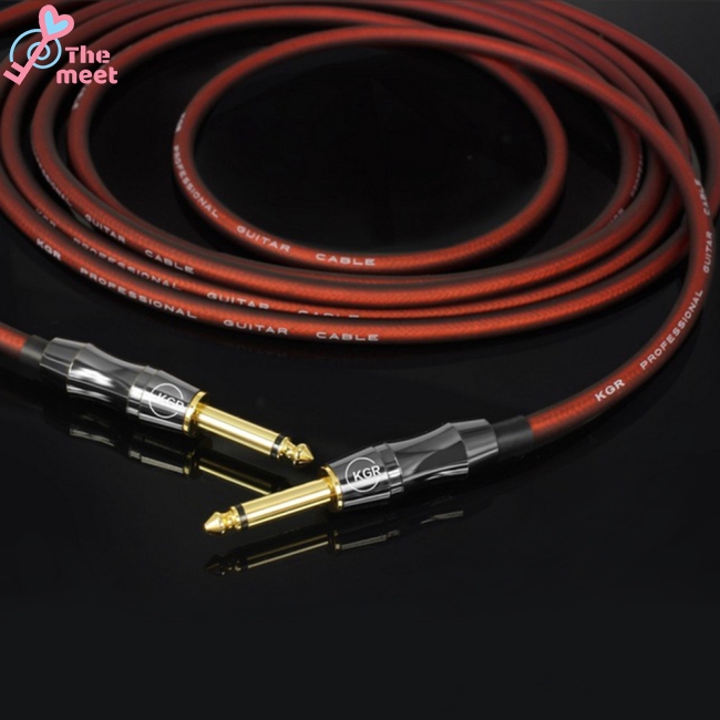 RONSHIN KGR Electric Guitar Wire Cable Instrument Bass Piano Keyboard Drum Noise Reduction Shield Audio Line 6 meters Musical instrument 