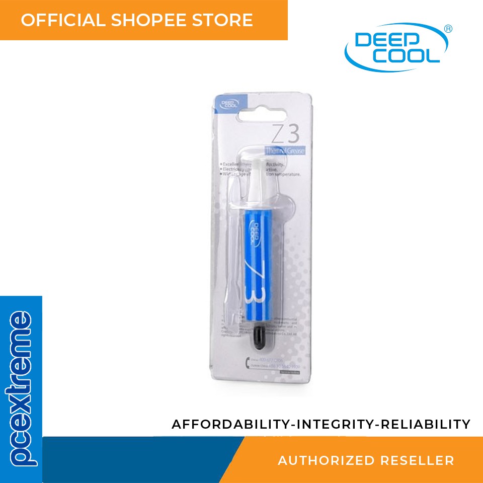 DEEPCOOL Z3 THERMAL PASTE Shopee Philippines