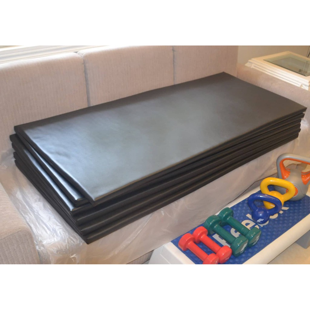 Extra Thick Exercise Mat with Cushion Foam for Gym & Home Fitness