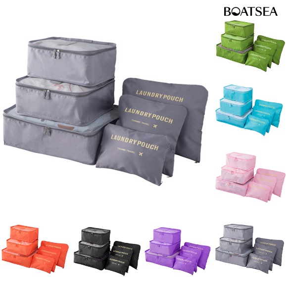 homewonder 6 in 1 Secret Laundry Pouch Travel Organizer Set Easy