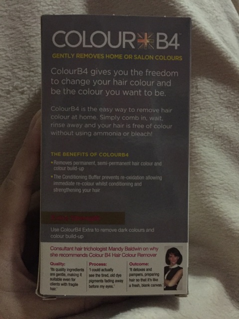 Colour B4 Hair Colour Remover Shopee Philippines