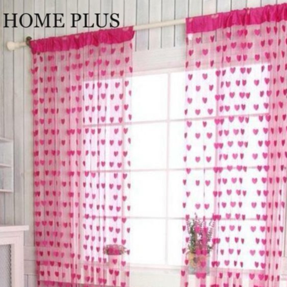 Heart Blinds Curtain For Window, Curtains For Home