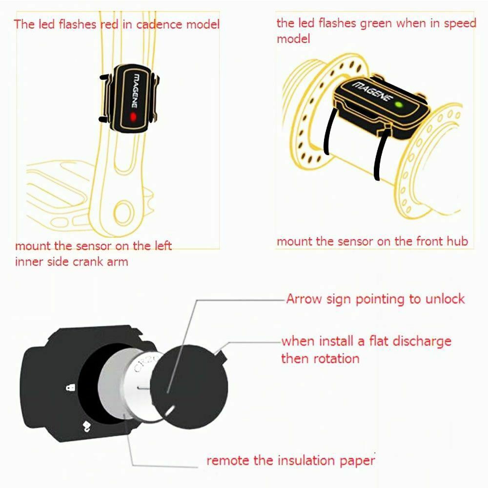 magene cadence sensor strava