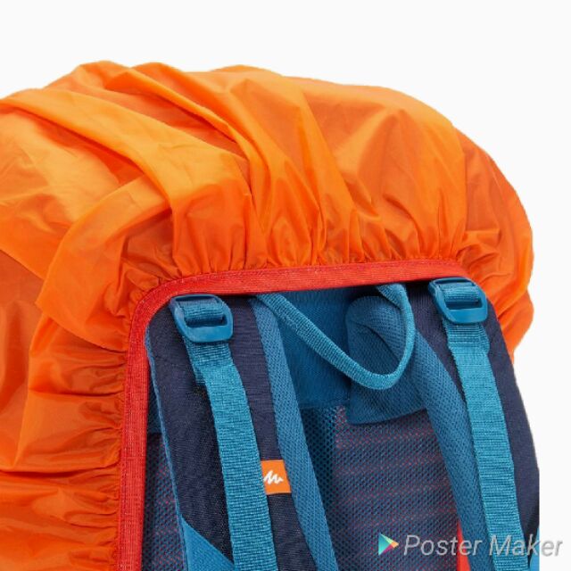 quechua backpack rain cover