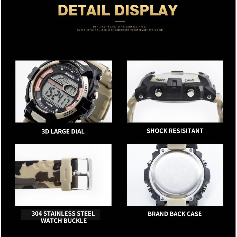 smael 1617 watch instructions