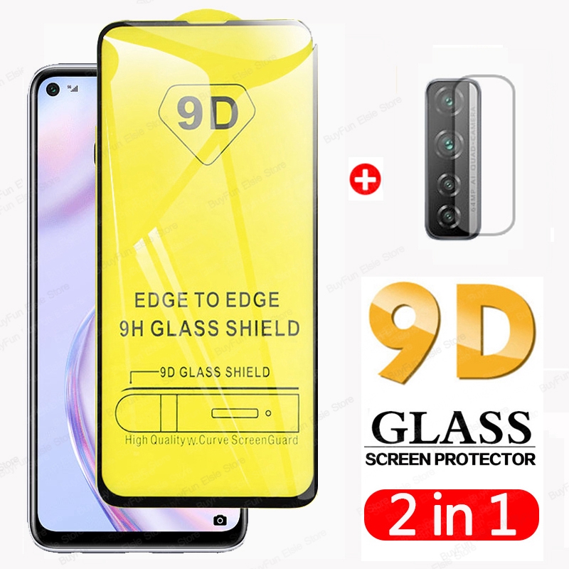 2 in 1 9D Glass for Huawei P40 Lite 5G Screen Protector ...