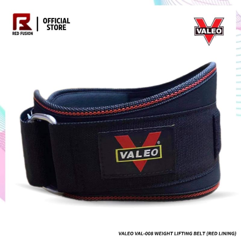 Valeo VAL008 Weight Lifting Belt (Red Lining) Shopee Philippines