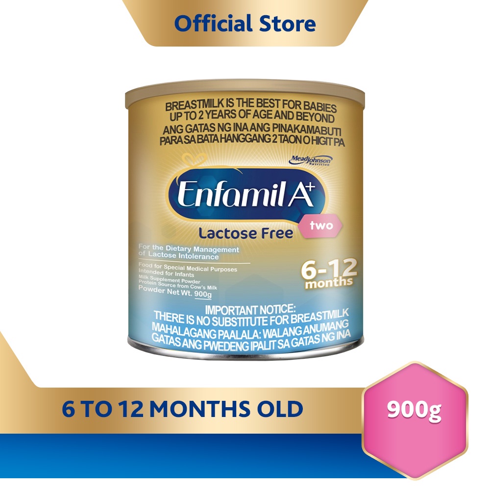 Enfamil A Two Lactose Free 900g For The Dietary Management Of Lactose 