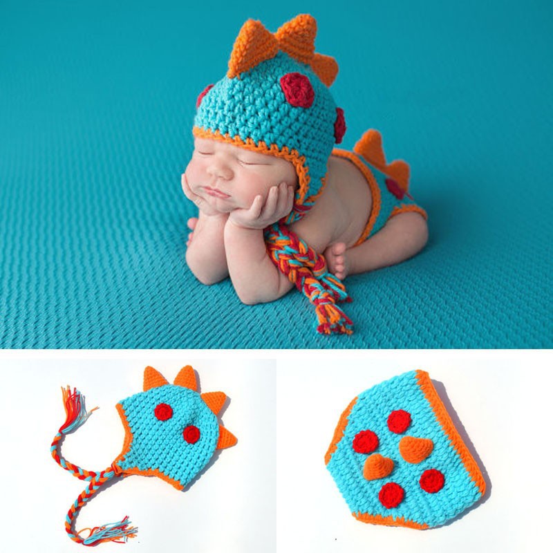 crochet baby dinosaur outfit pattern