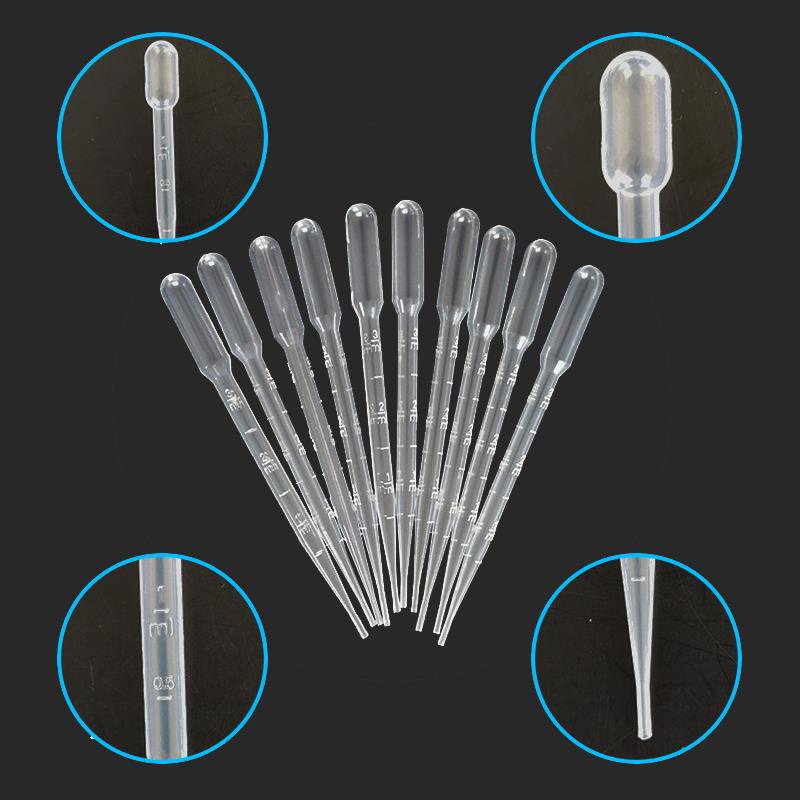 100Pcs/bag 5ml Laboratory Tools Pipettes Plastic Disposable Graduated
