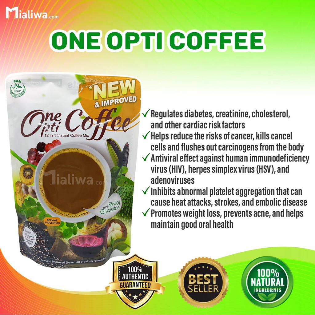 One Opti Coffee 12in1 Mix, Food Supplements & Multivitamins Organic