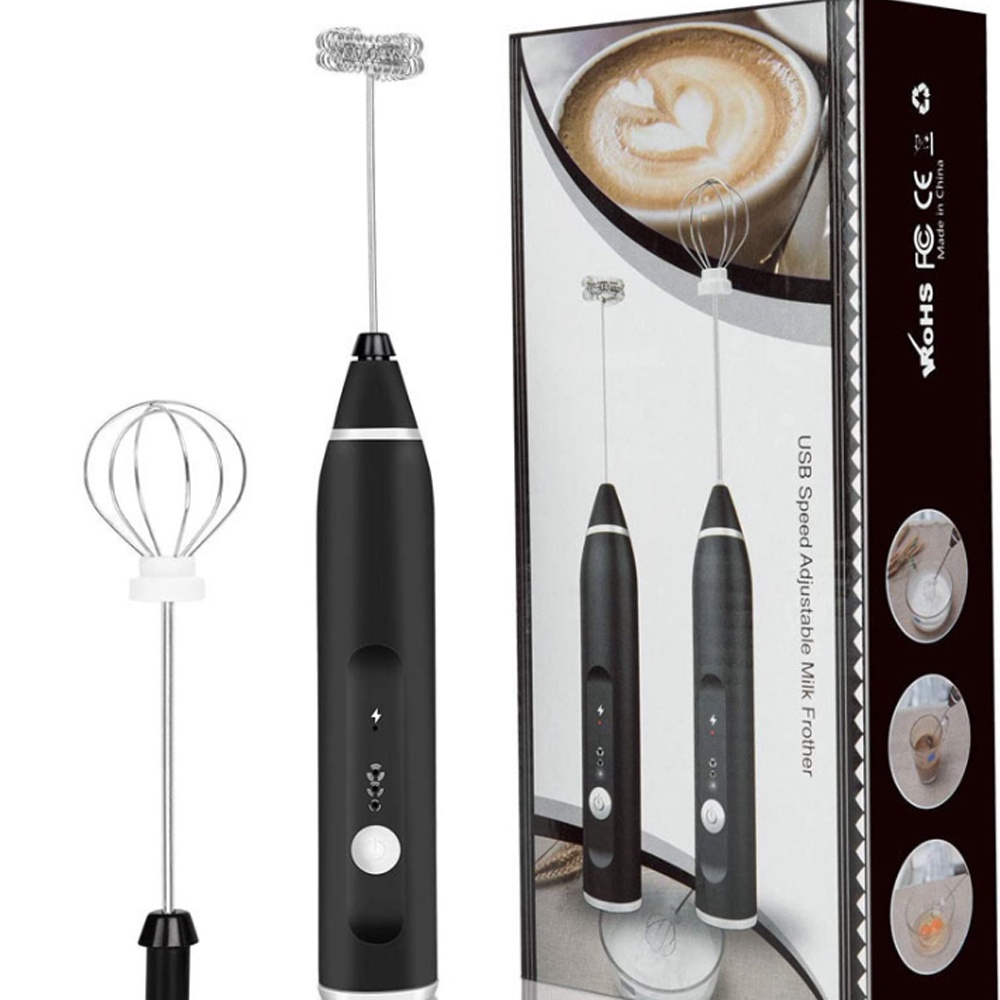 Wireless Milk Frothers Electric Handheld Blender With USB Electrical