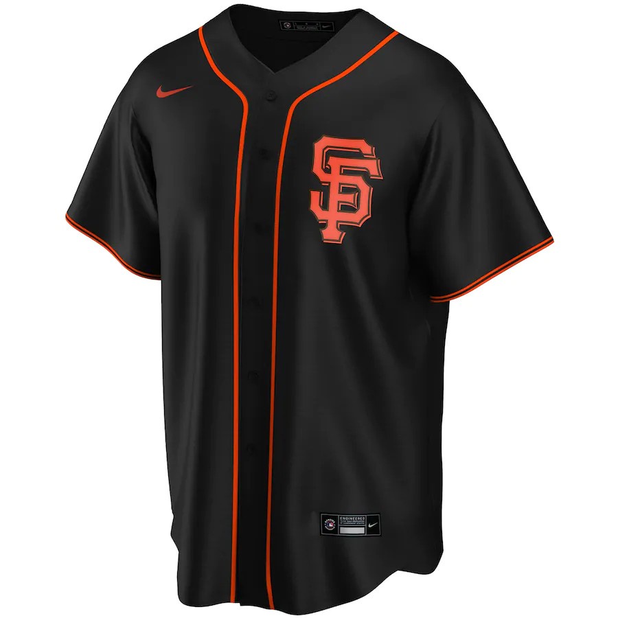 orange giants baseball jersey