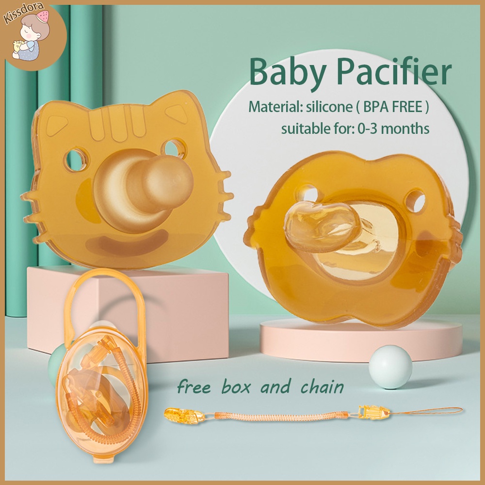 Kissdora Soothie pacifier for baby day and night Silicone Baby Pacifier