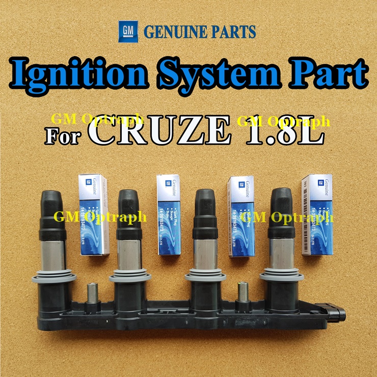 Chevrolet CRUZE 1.8L Ignition coil pack & Iridium Spark plugs ( GM