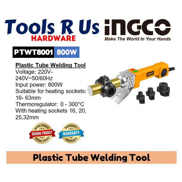 Ingco Plastic Tube Welding Tool PTWT8001* Shopee Philippines