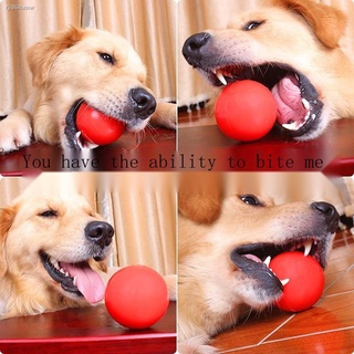 New Product✕♙¤Pet dog toy solid rubber ball training bite-resistant ball pet toy ball Teddy molar la