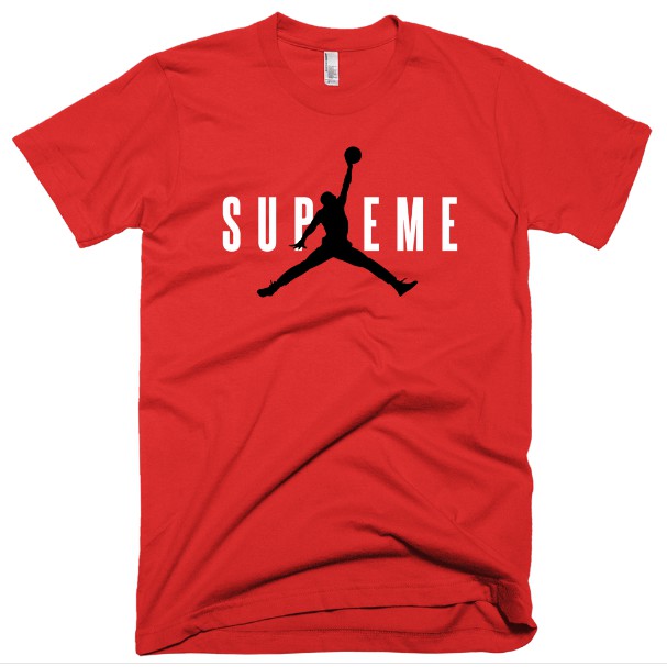 red jordan tshirt