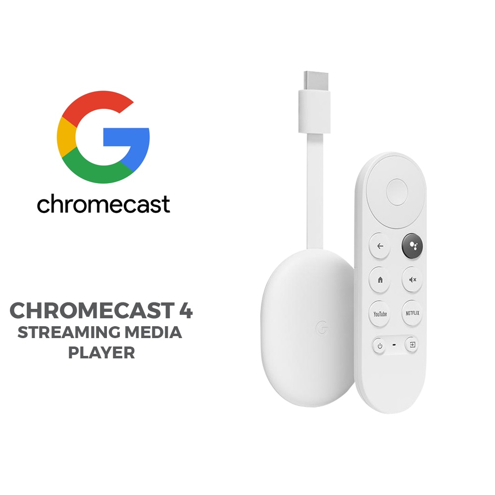 Google Chromecast TV 4 / Chrome cast 4 with Google TV 2020 4th Gen 4K Streaming Media Player