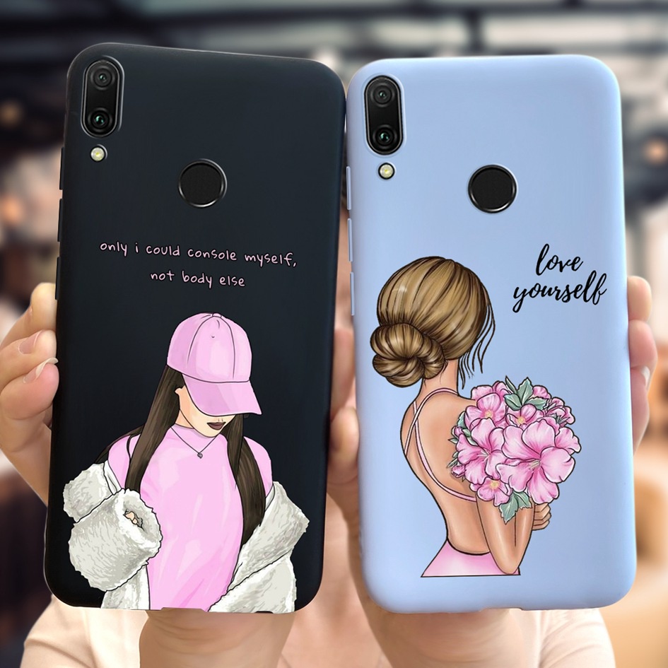 Huawei Y9 2019 Case Fashion Pretty Girls Painted Candy Phone Casing Huawei  Y9 (2019) JKM-LX3 LX2 LX1 Back Cover  | Shopee Philippines