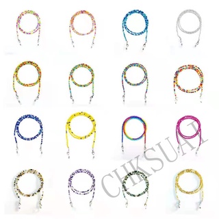 Colorful Beads Mask Strap Lanyard Face Mask Lanyard Mask Glasses Holder Traceless Ear Hanging Two Hooks