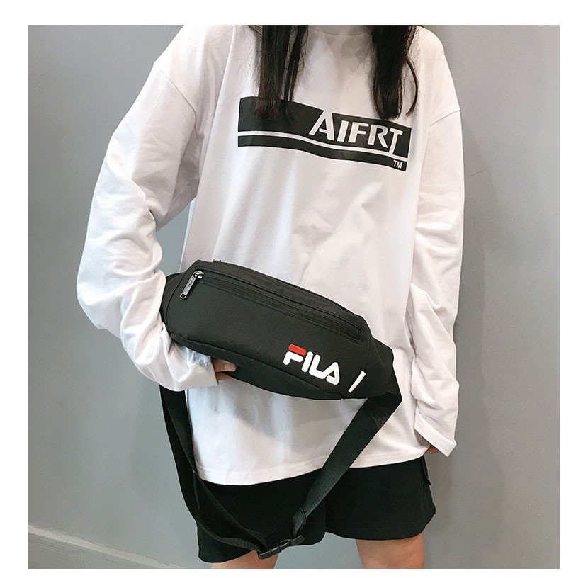 Fila Women Shoulder Sling Bag Waist Belt Crossbody Chest Bags Beg Shopee Philippines