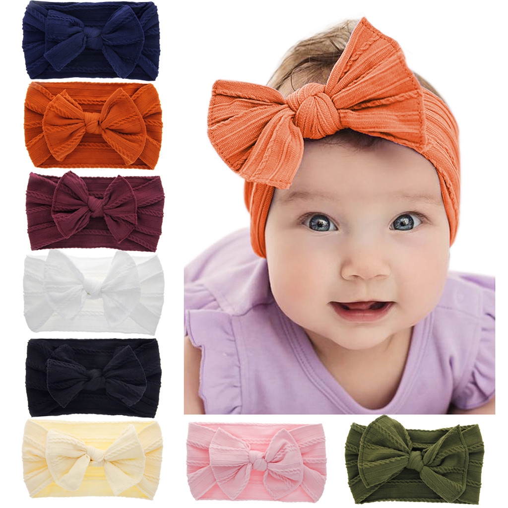 baby girl bow turban