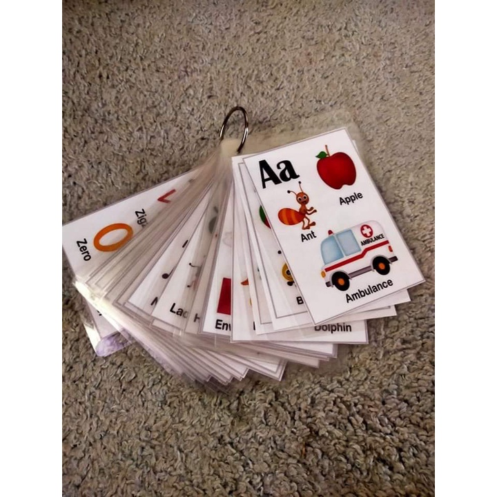 LAMINATED FLASH CARDS ALPHABET A-Z | Shopee Philippines