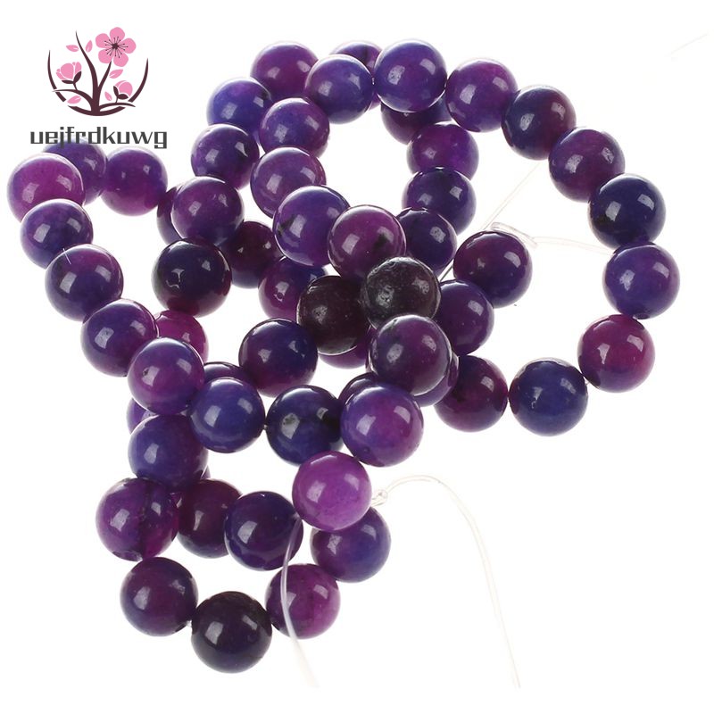 New 6mm Purple Sugilite Gemstone Round Beads Necklace 18/'/'