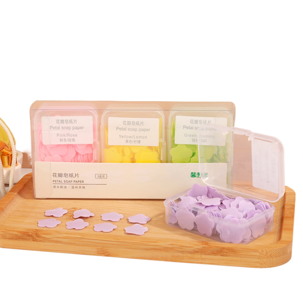 Disposable Soap Sheet Antibacterial Soap Paper Soap Sheet Outdoor
