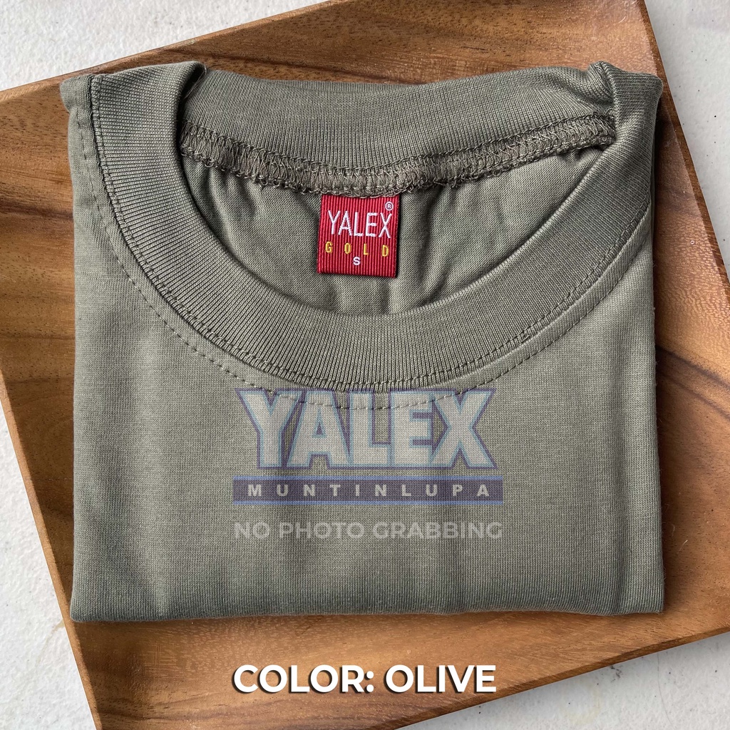 OLIVE GREEN Round Neck Plain TShirt Shopee Philippines