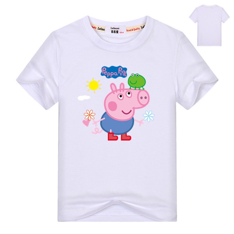 Peppa Pig Toddler Boys George Pig T Shirt Short Sleeve Top - 