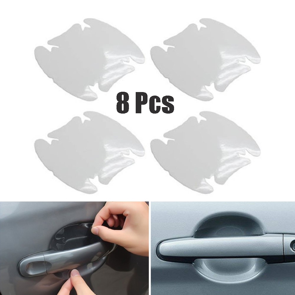 Invisible Clear Car Door Handle Paint Scratch Protector Guard Sticker Film Sheet