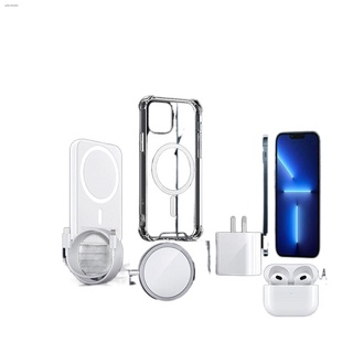 [Exclusive white cat] Suitable for Apple six-piece 13promax wireless mobile phone accessories six-pi